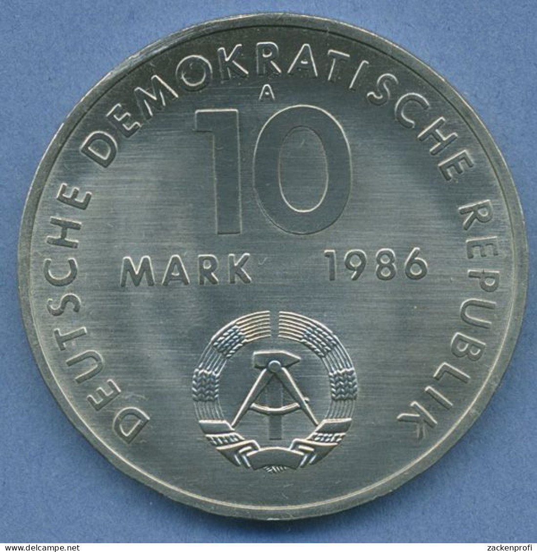 DDR 10 Mark 1986 Ernst Thälmann, J 1608 Vz/st (m2869) - Otros & Sin Clasificación