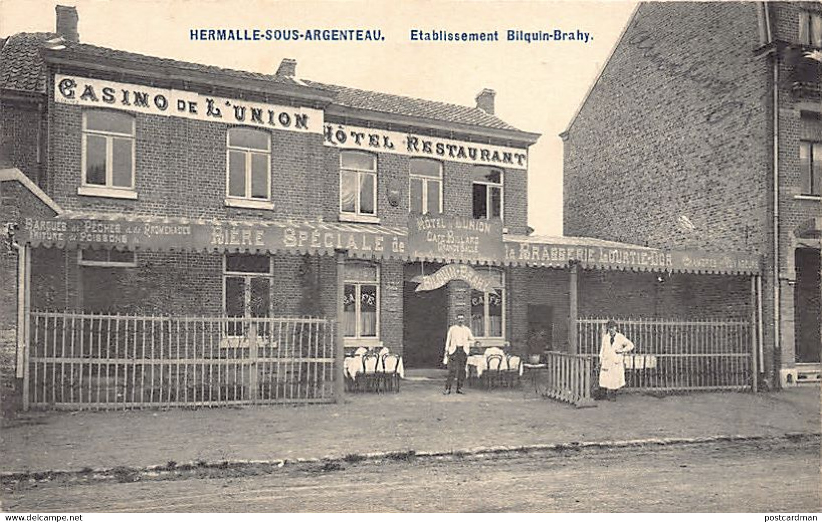 Belgique - HERMALLE-SOUS-ARGENTEAU (Liège) Etablissement Bilquin-Brahy - Casinon De L'Union Hôtel Restaurant - Andere & Zonder Classificatie