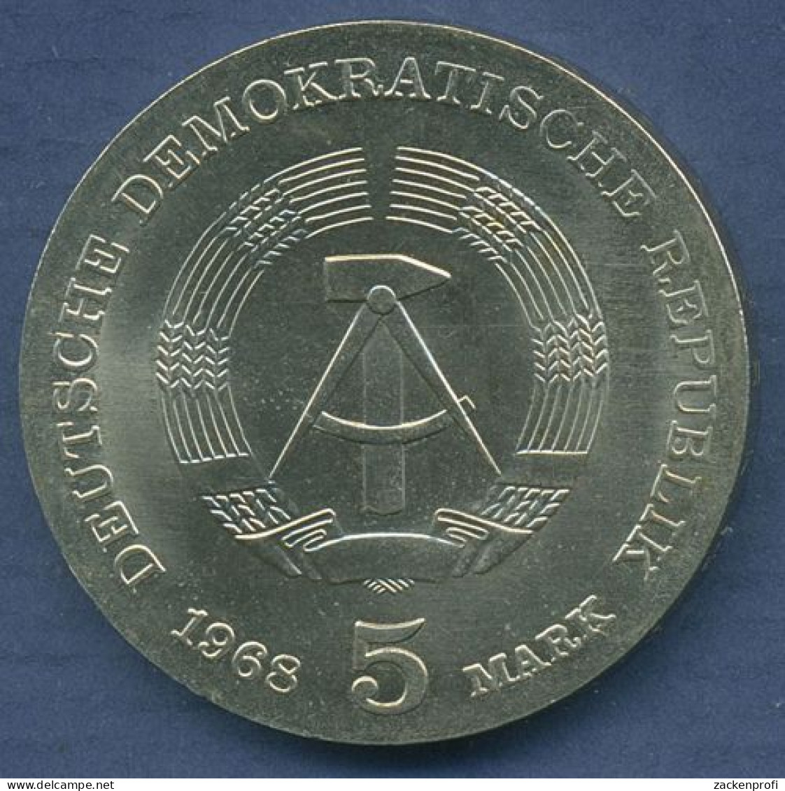 DDR 5 Mark 1968 Robert Koch, J 1522 Vz/st (m2903) - 5 Marcos