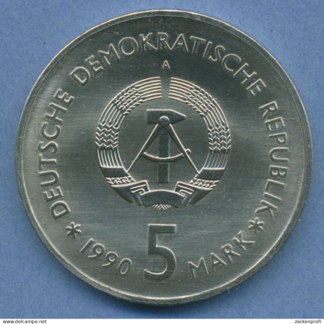 DDR 5 Mark 1990 Zeughaus Berlin, J 1632 Vz/st (m4846) - 5 Marchi