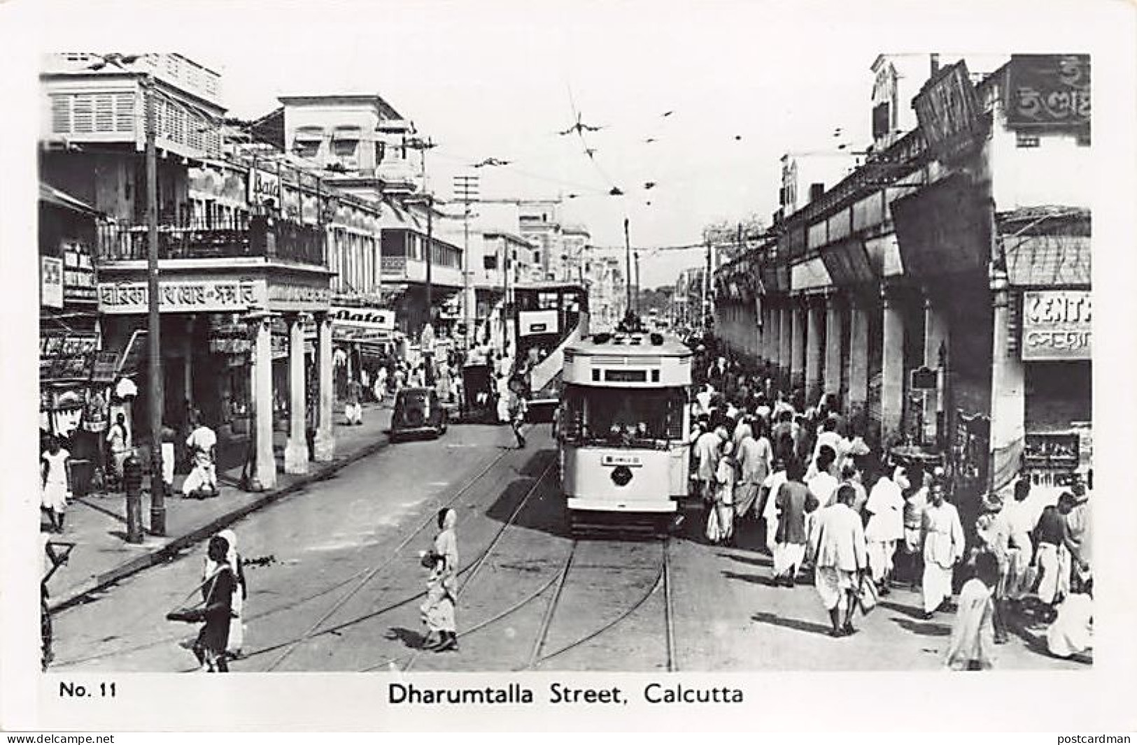 India - KOLKATA Calcutta - Dharumtalla Street - Streetcar - India
