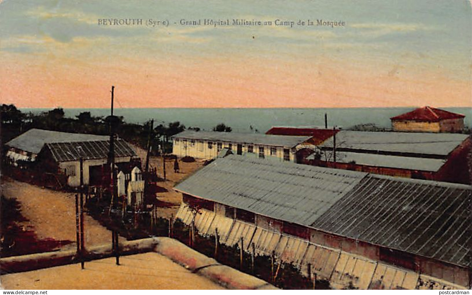 Liban - BEYROUTH - Grand Hôpital Militaire Au Camp De La Mosquée - Ed. Au Bon Marché 180 - Liban