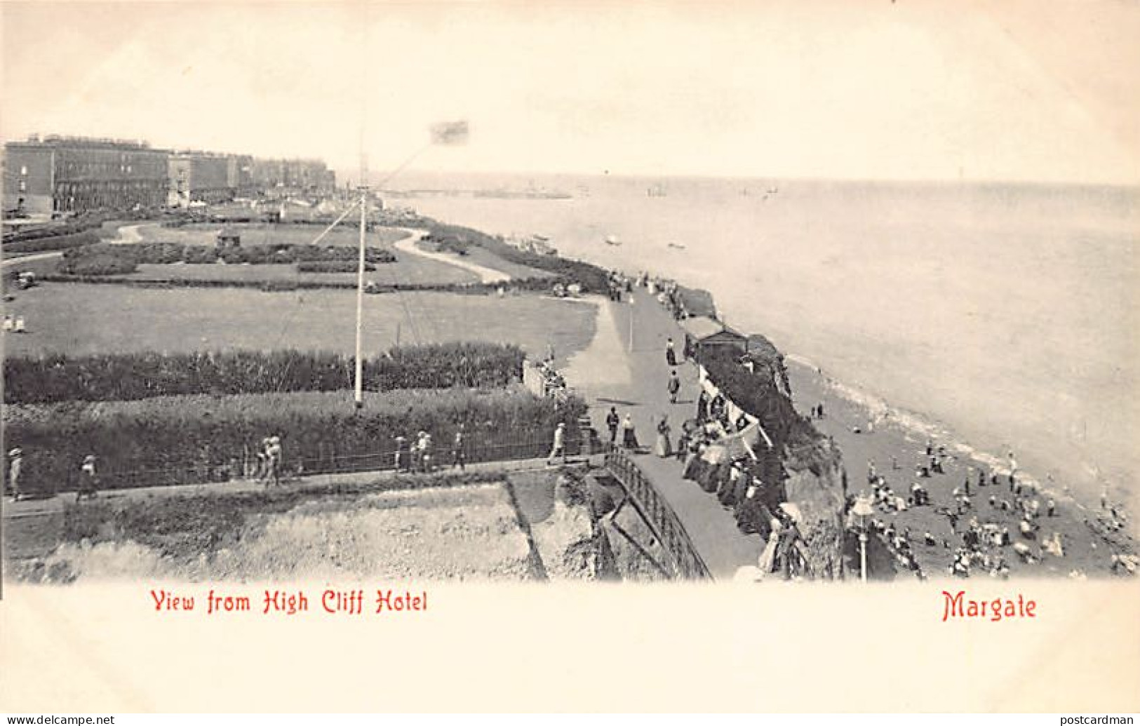 England - MARGATE (Kent) View From High Cliff Hotel - Publ. Stengel & Co. 8443 - Margate