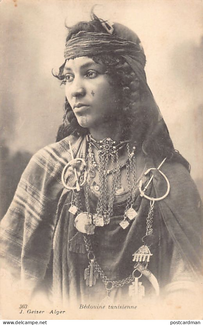 Tunisie - Beauté Tunisienne - Femme Et Ses Bijoux - Ed. J. Geiser 303 - Tunisie