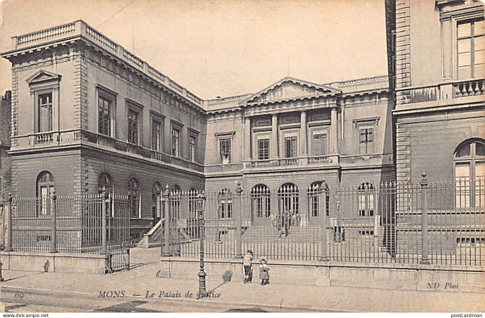 MONS (Hainaut) Le Palais De Justice - Ed. Neurdein ND Phot. 69 - Mons