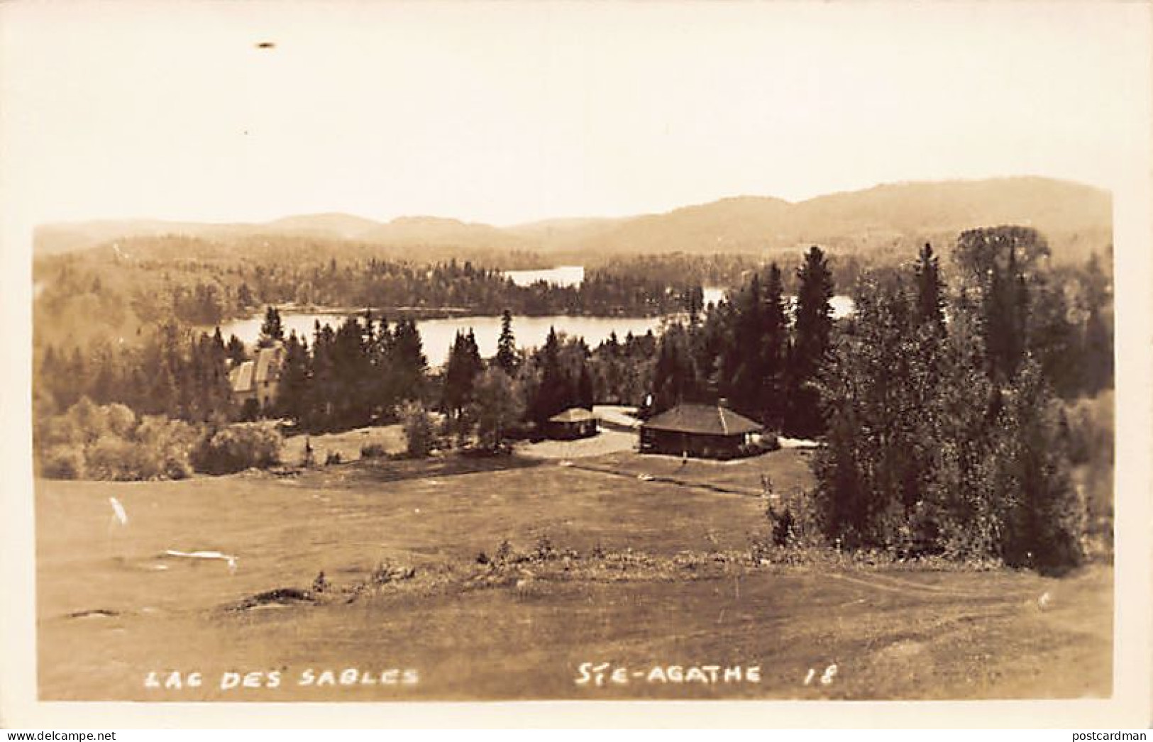 SAINTE AGATHE (P.Q.) Lac Des Sables - CARTE PHOTO - Ed. Inconnu  - Otros & Sin Clasificación