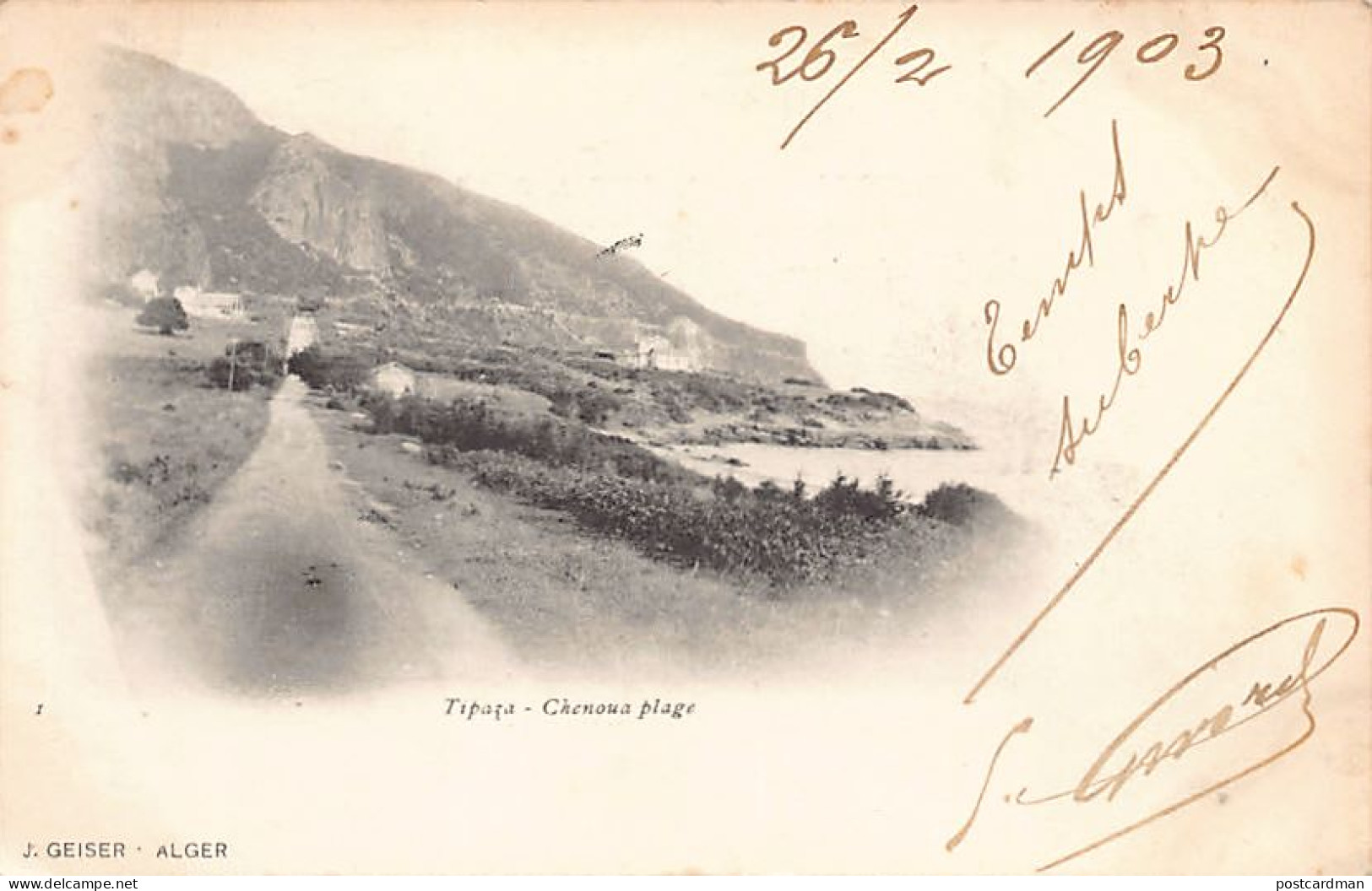 Algérie - TIPAZA - Chenoua Plage - Ed. J. Geiser 1 - Other & Unclassified