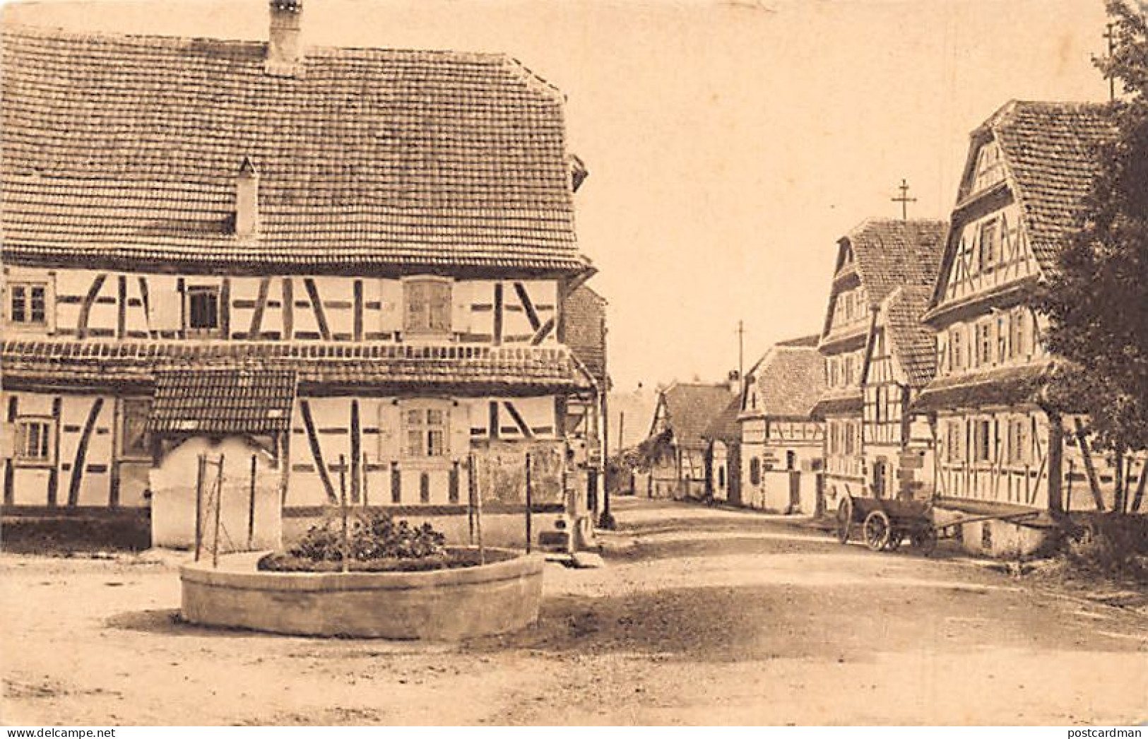 Hunspach - Rue Du Village - Photo E. Muller - Héliographie Dernières Nouvelles D'Alsace - Altri & Non Classificati