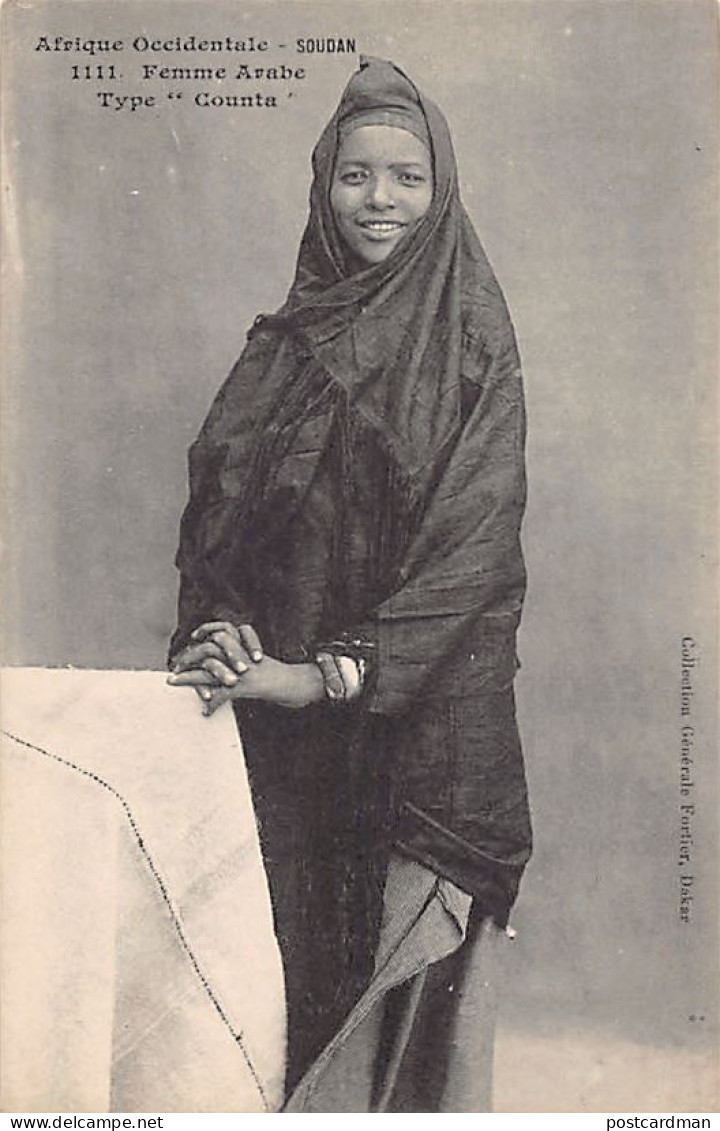 Mali - Femme Arabe Type Counta - Ed. Fortier 1111 - Mali