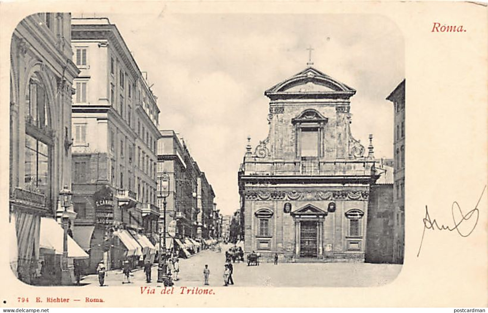 ROMA - Via Del Tritone - Sonstige & Ohne Zuordnung