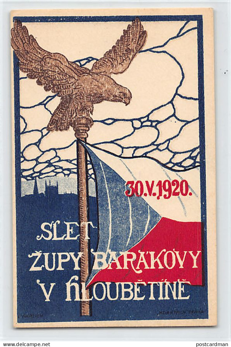 Česká Rep. - PRAHA - Slet Župy Barakovy V Hloubětíně - 30.V.1920 - Tschechische Republik