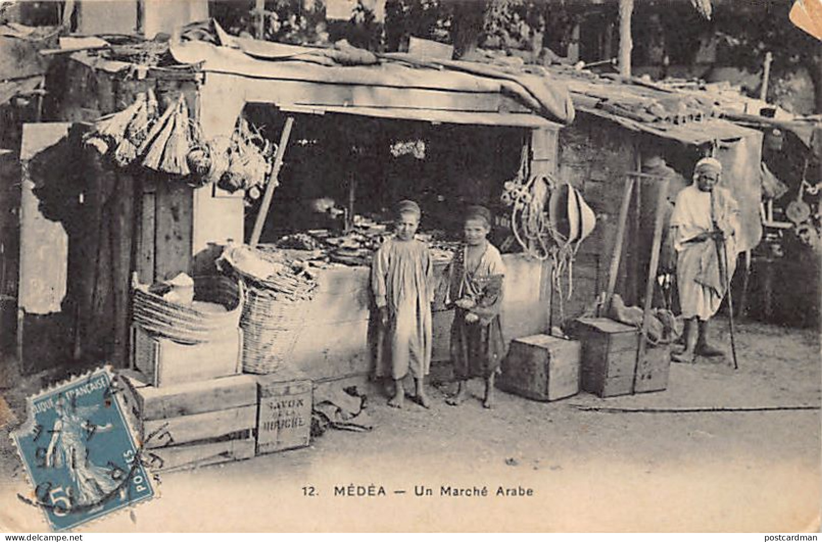 MÉDÉA - Un Marché Arabe - Ed. Collection Idéale P.S. 12 - Médéa