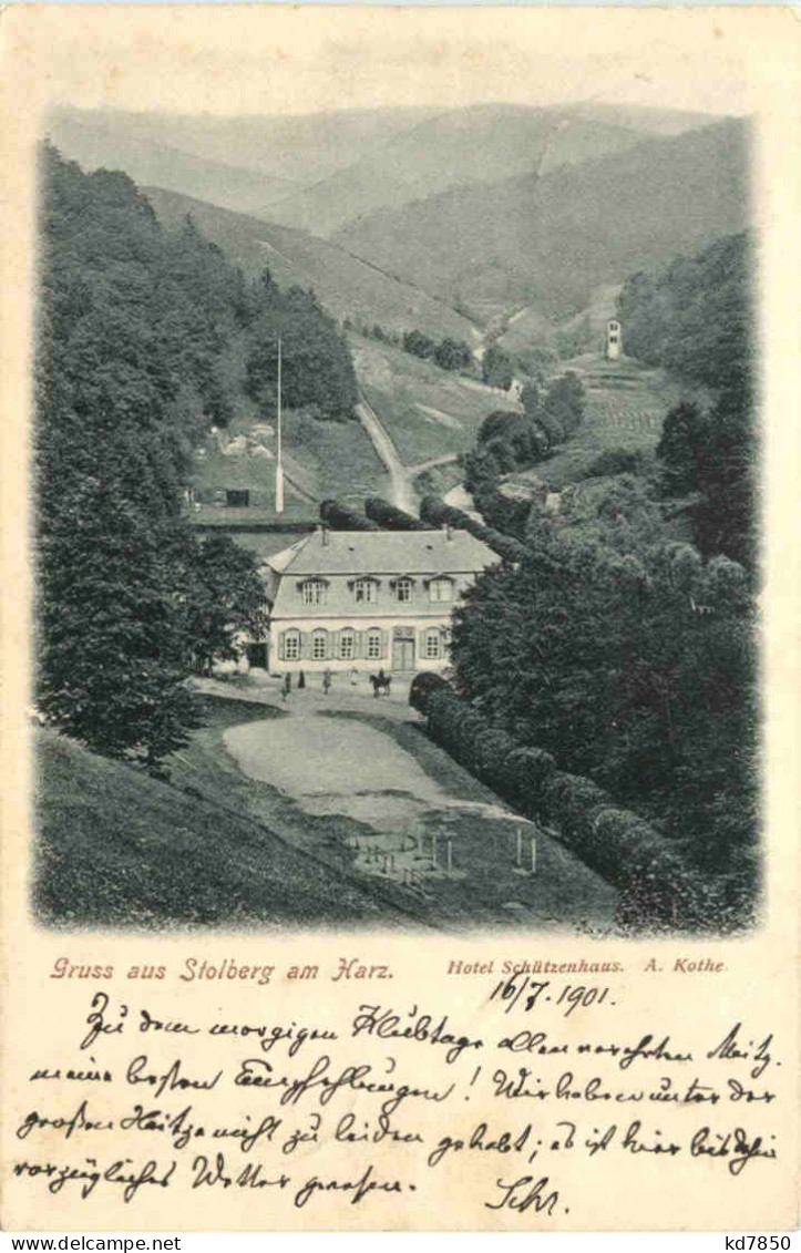 Gruss Aus Stolberg Am Harz - Hotel Schützenhaus - Stolberg (Harz)