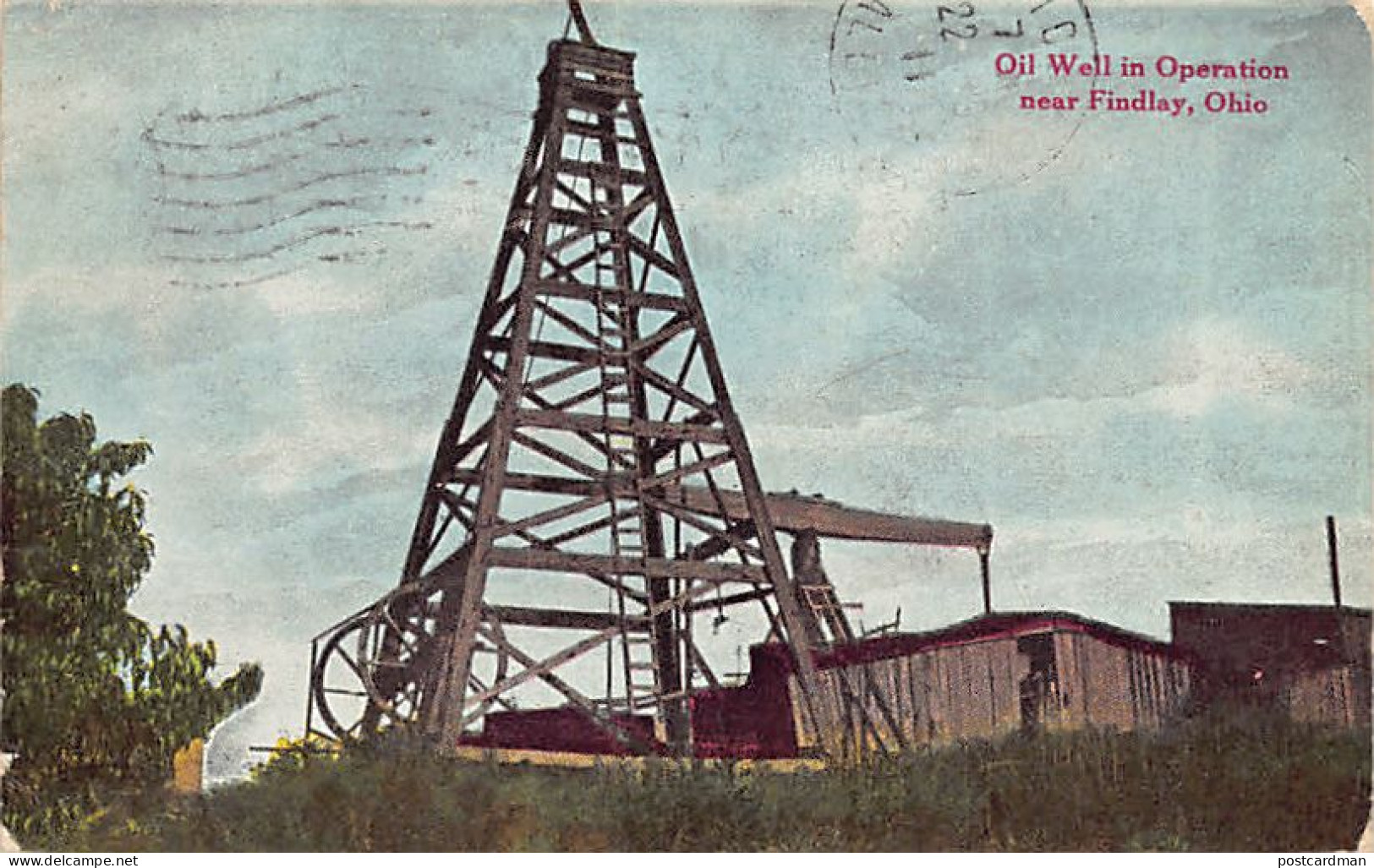 Near FINDLAY (OH) Oil Well In Operation - Otros & Sin Clasificación