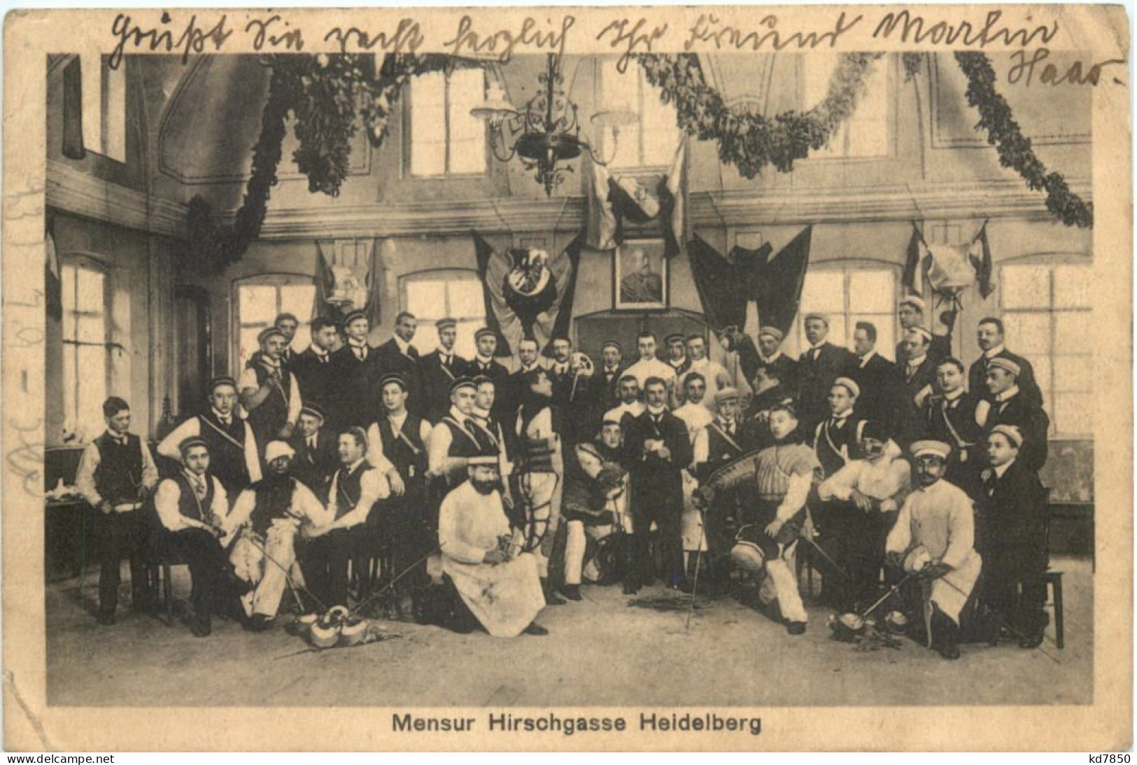 Heidelberg - Mensur Hirschgasse - Studentika - Heidelberg