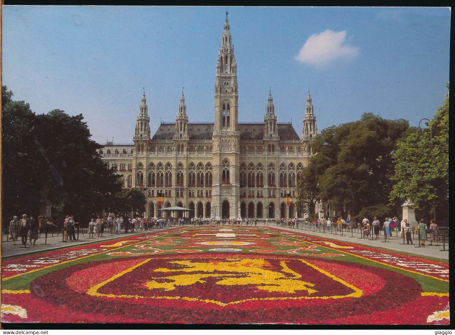 °°° 30991 - AUSTRIA - WIEN - RATHAUS - 1990 With Stamps °°° - Vienna Center