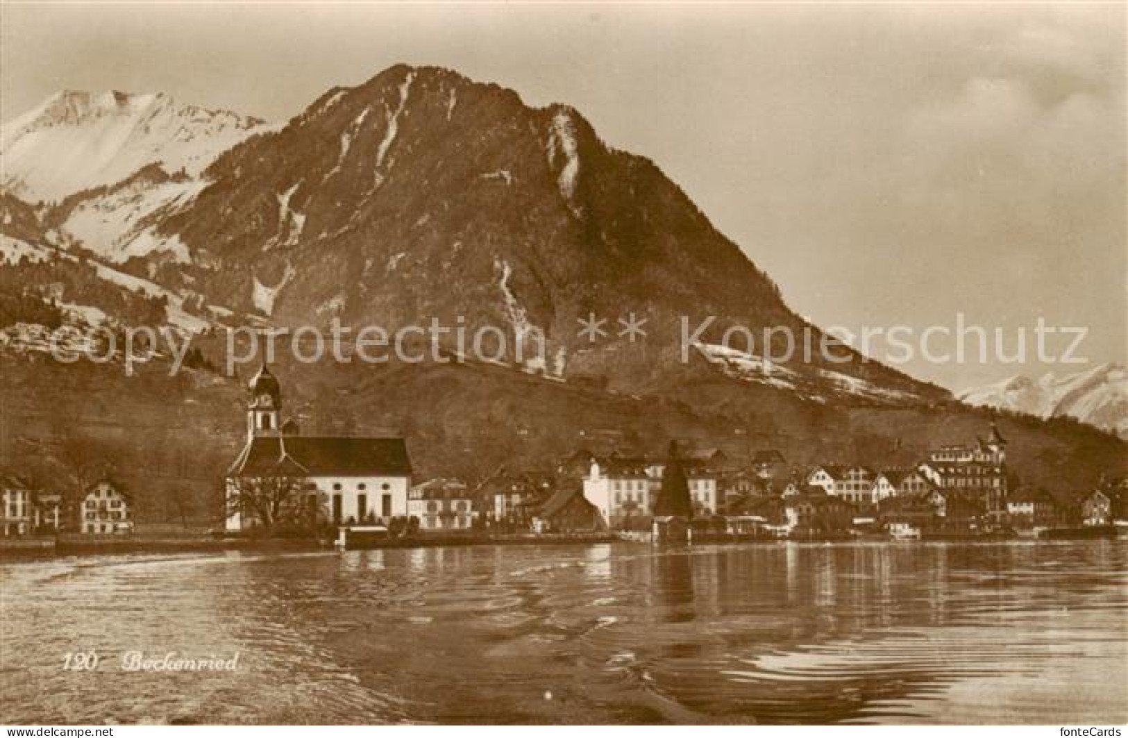 13800667 Beckenried Vierwaldstaettersee Panorama  - Sonstige & Ohne Zuordnung