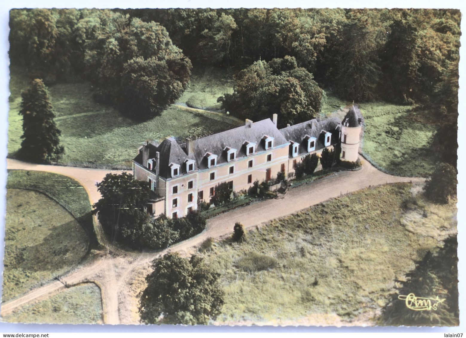 Carte Postale : 37 : BALLAN MIRE : Château Des Touches, Vue Aérienne - Ballan-Miré
