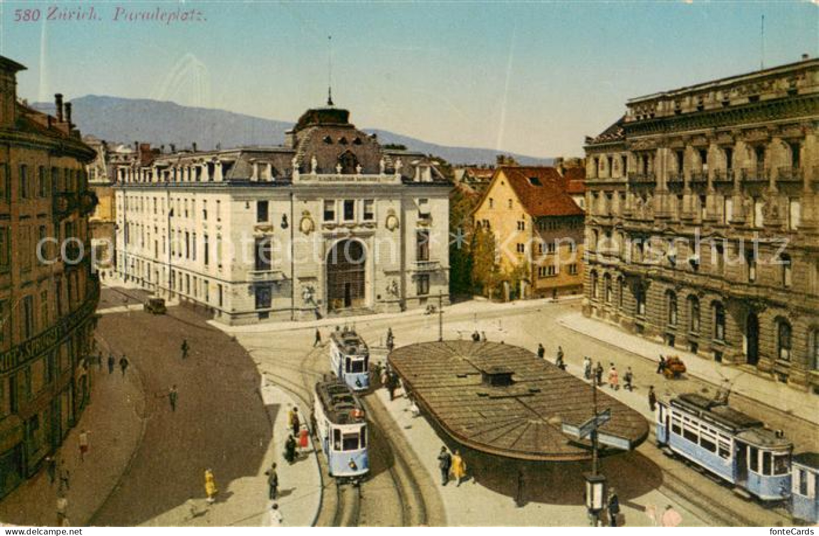 13800557 Zuerich ZH Paradeplatz Strassenbahn Zuerich ZH - Sonstige & Ohne Zuordnung