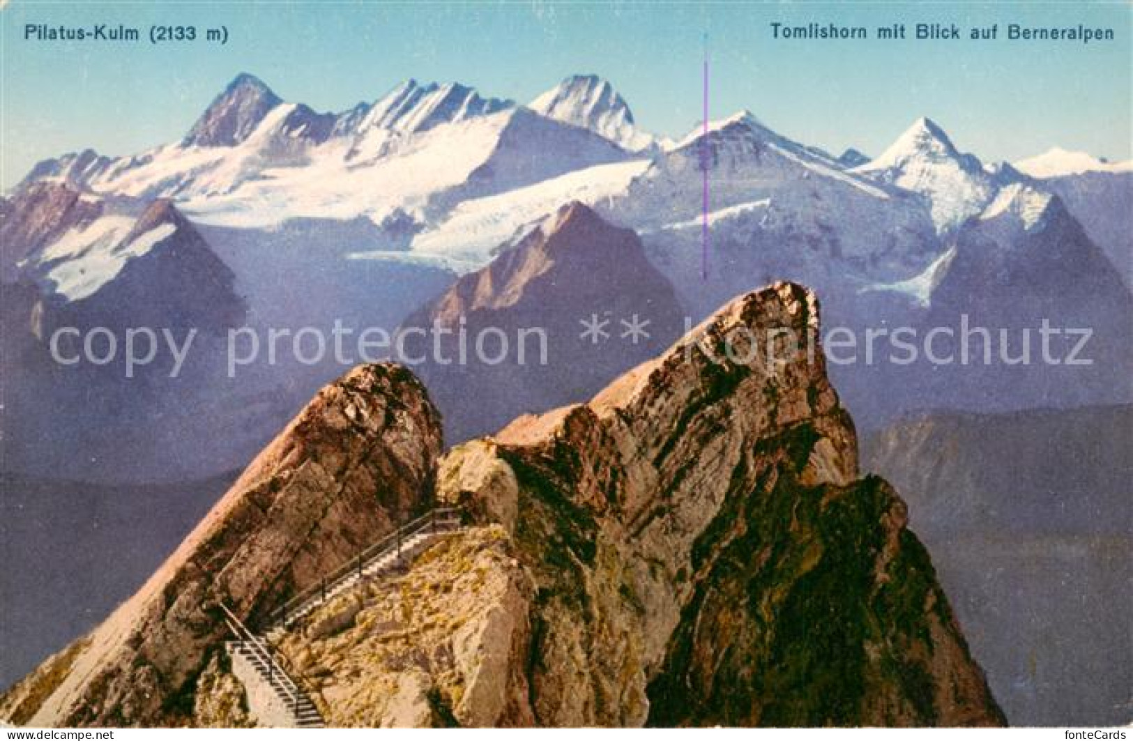 13800539 Pilatus Kulm OW Tomlishorn Mit Blick Auf Berneralpen  - Andere & Zonder Classificatie