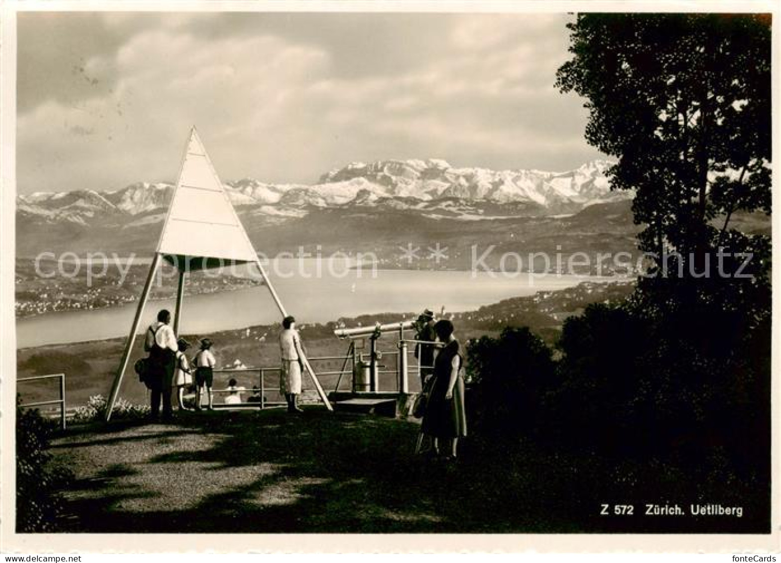 13800137 Uetliberg ZH Aussichtspunkt Fernsicht Zuerichsee Alpenpanorama Uetliber - Other & Unclassified