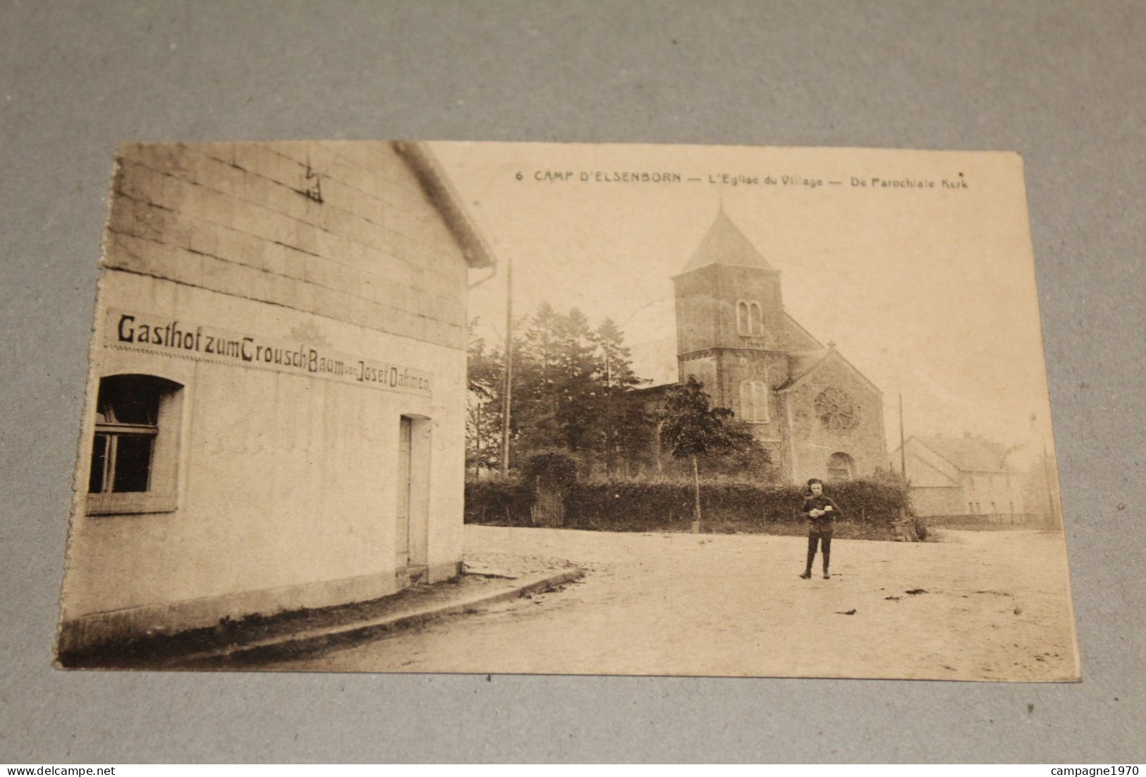 CPA - ELSENBORN ( BUTGENBACH ) - CAMP - L'EGLISE DU VILLAGE ( 1926 ) - Butgenbach - Butgenbach