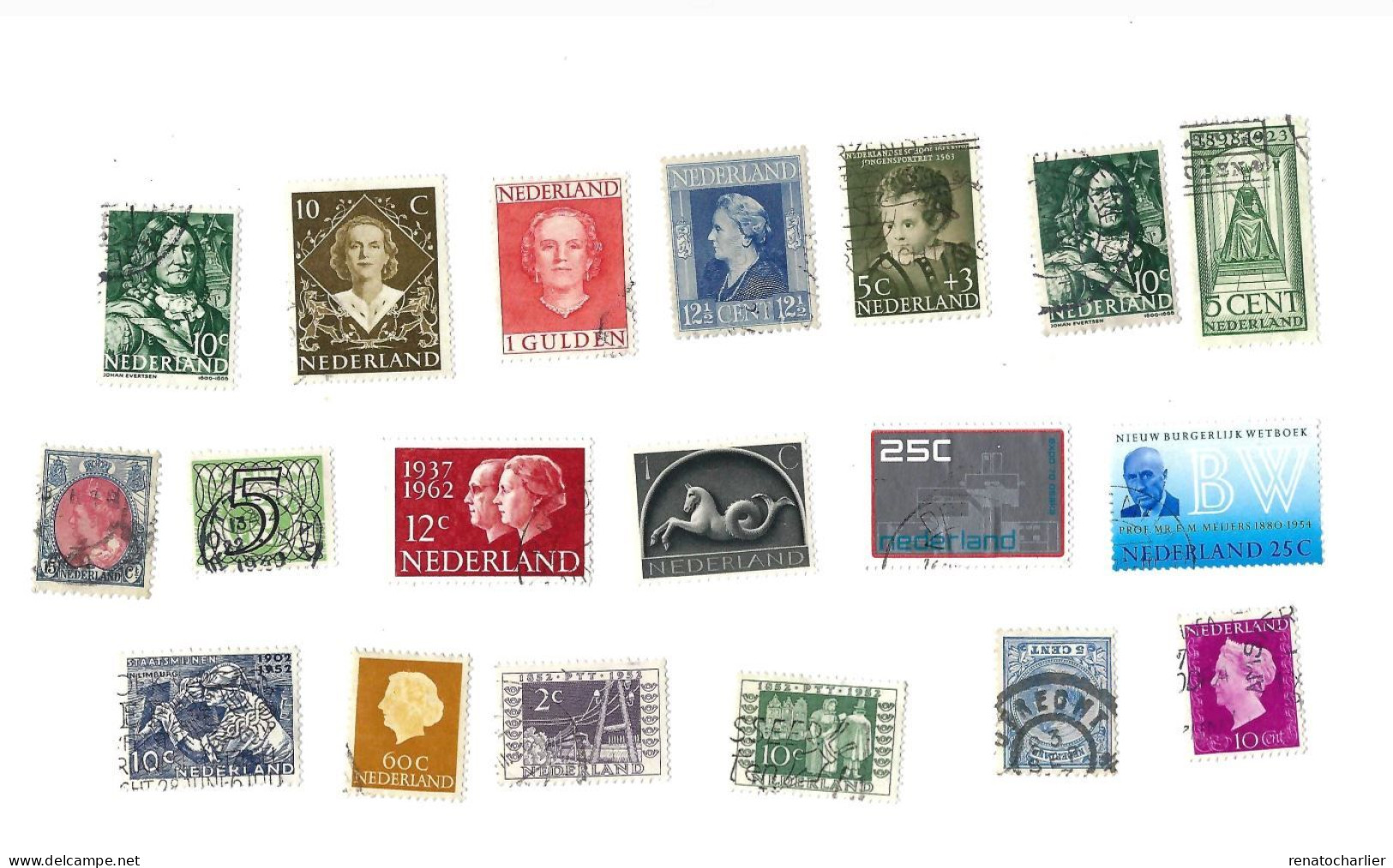 Collection De 155 Timbres Oblitérés. - Verzamelingen