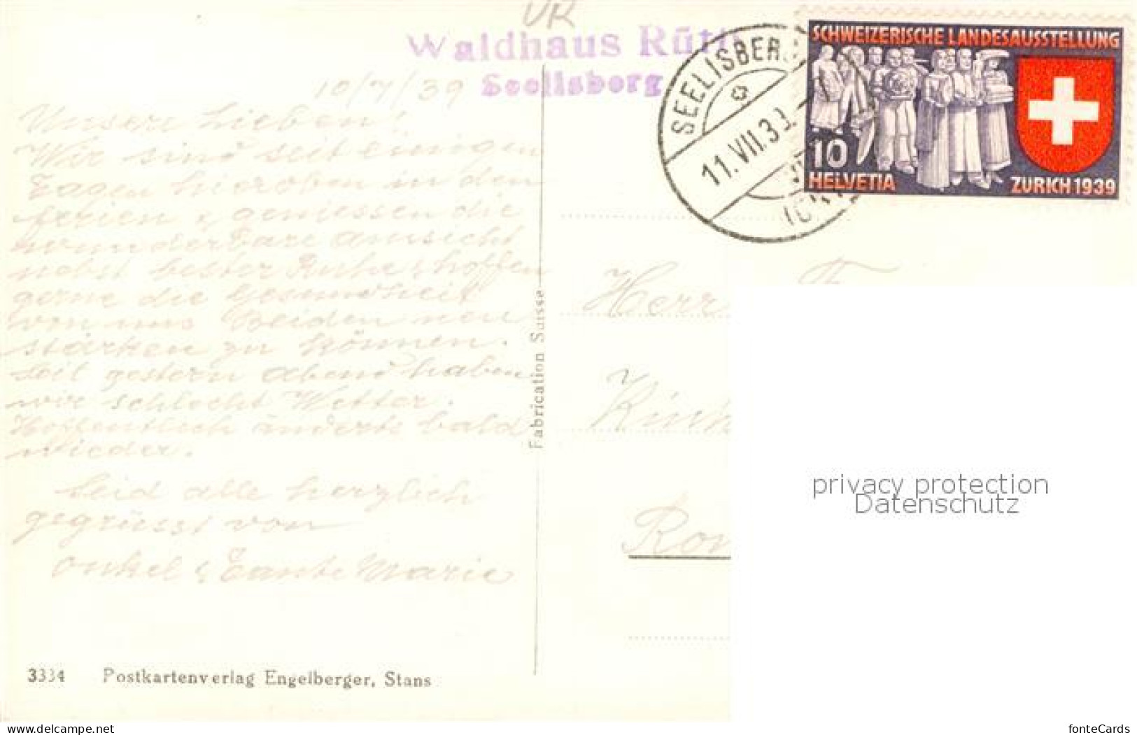 13798477 Seelisbergersee UR Waldhaus Ruetli  - Other & Unclassified