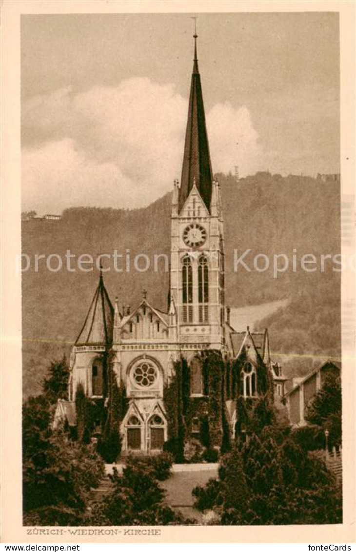 13798457 Zuerich ZH Wiedikon Kirche Zuerich ZH - Other & Unclassified