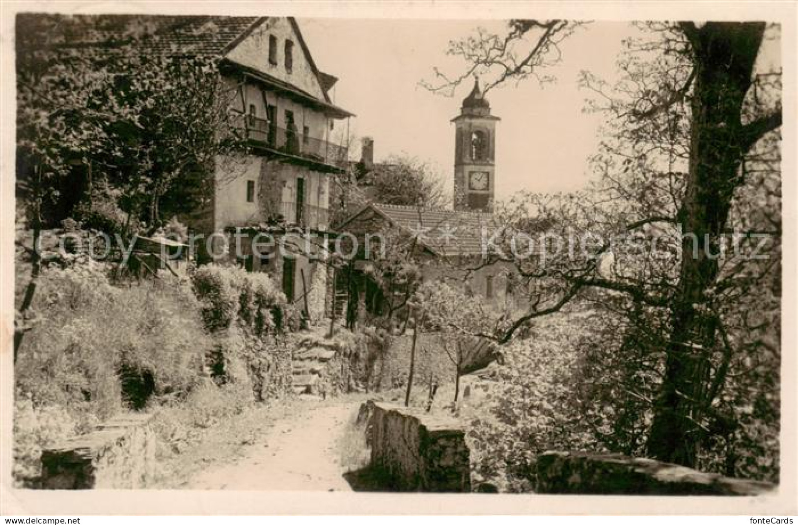 13798437 Orselina TI Blick Zur Kirche Orselina TI - Other & Unclassified