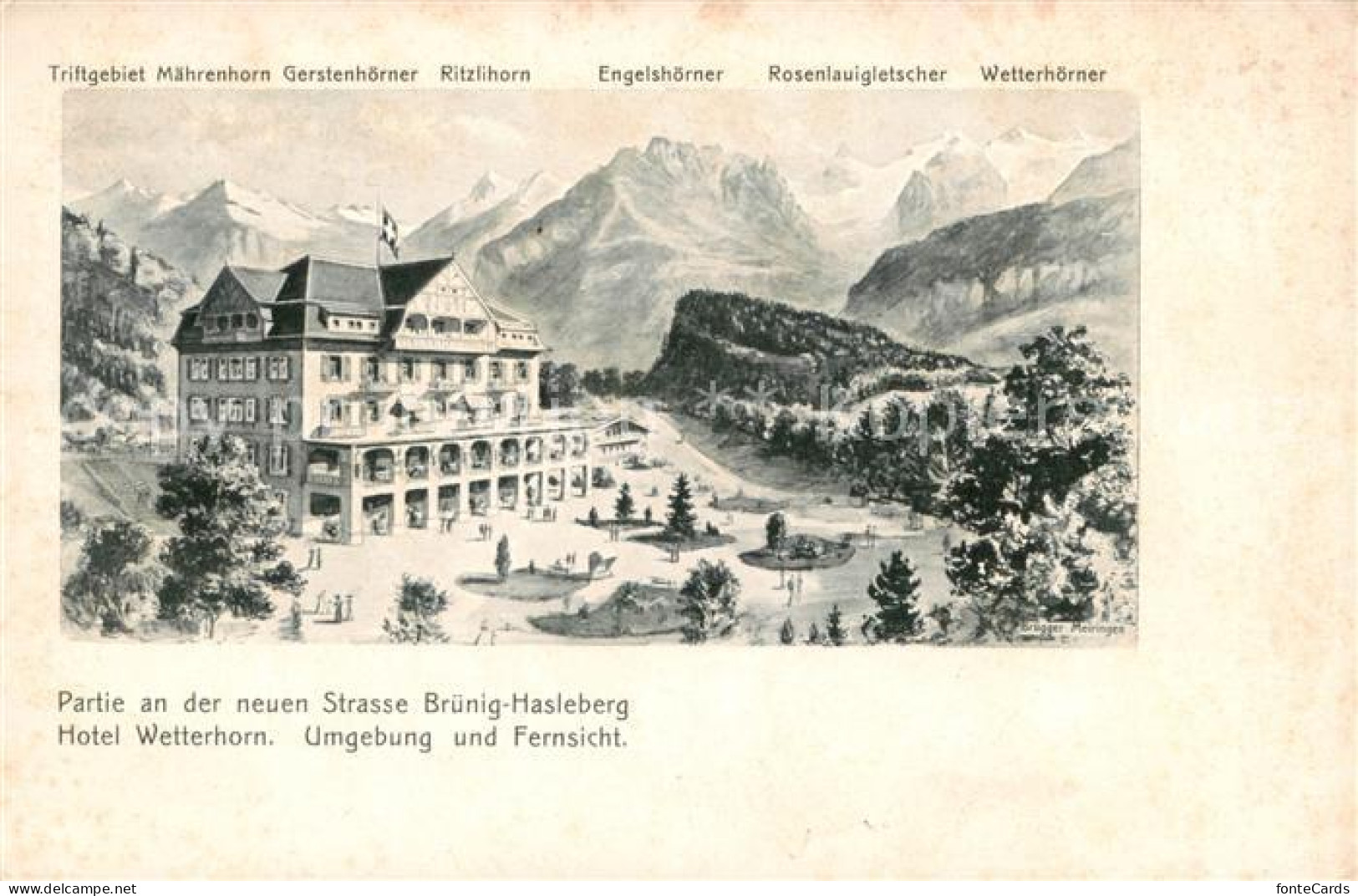 13798427 Hasleberg Reuti-Hasleberg BE Neue Strasse Bruenig Hasleberg Hotel Wette - Other & Unclassified