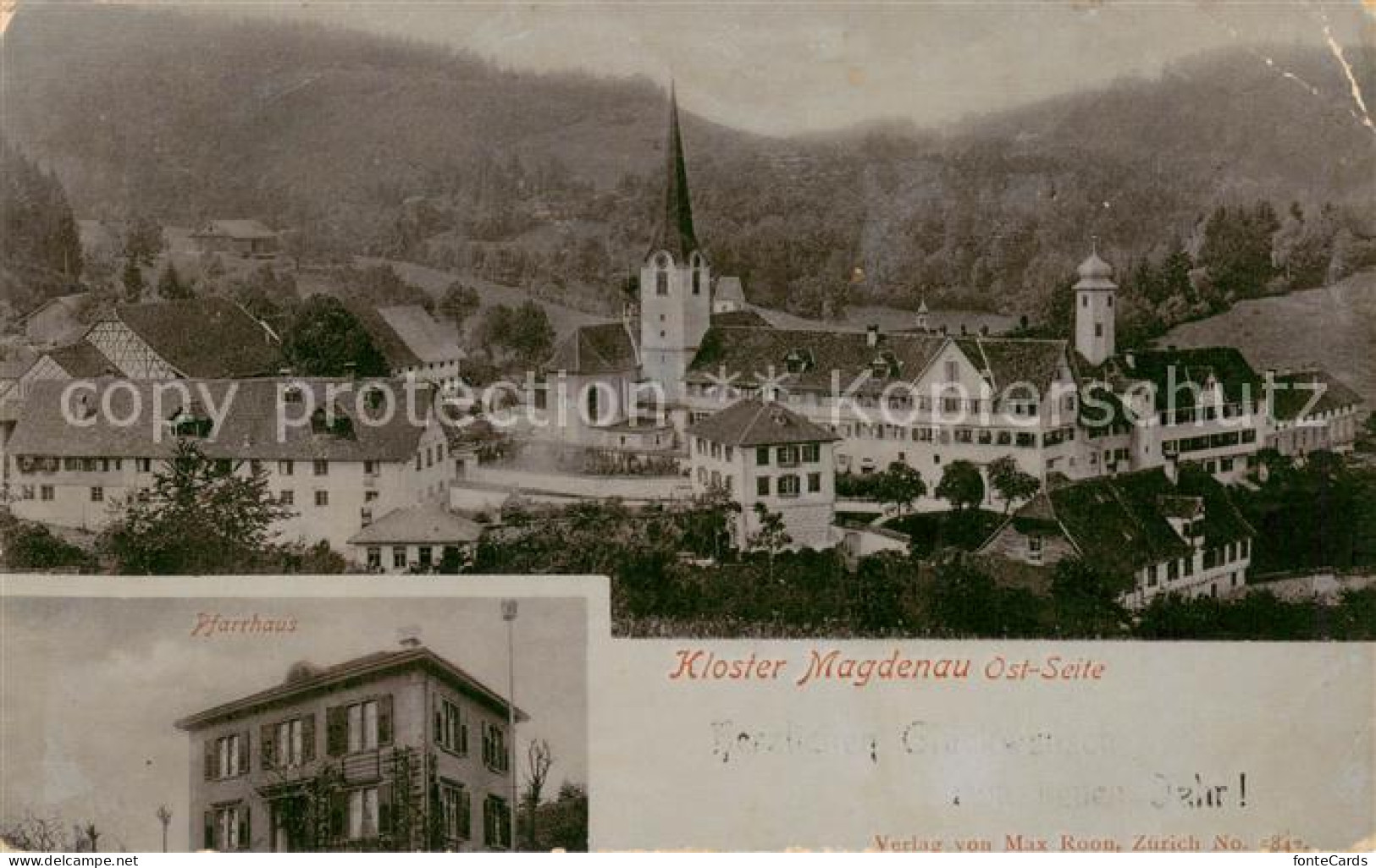 13797947 Magdenau Botsberg Flawil SG Kloster Kirche Pfarrhaus  - Other & Unclassified