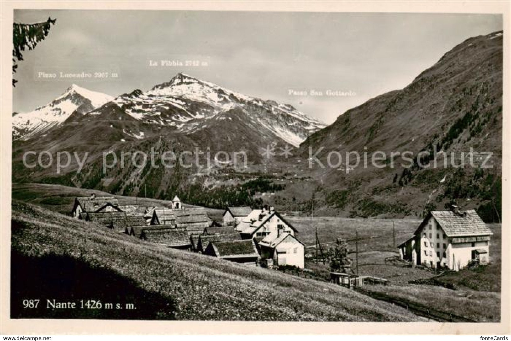 13797487 Nante Airolo TI Panorama Bergdorf Alpen  - Autres & Non Classés