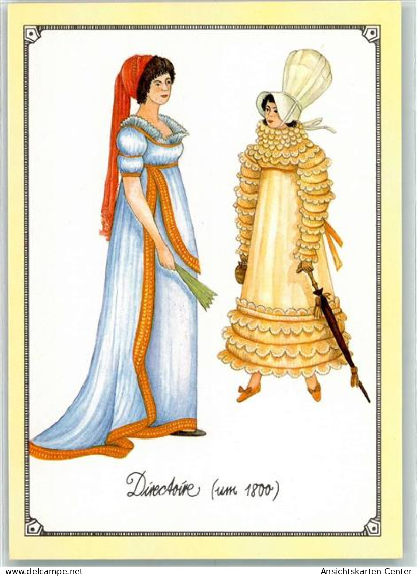 40162508 - Directoire Um 1800 Zwei Elegante Damen Merveilleuses Motiv 31 Aus Der Sammelserie Mode Durch Die Jahrhundert - Fashion