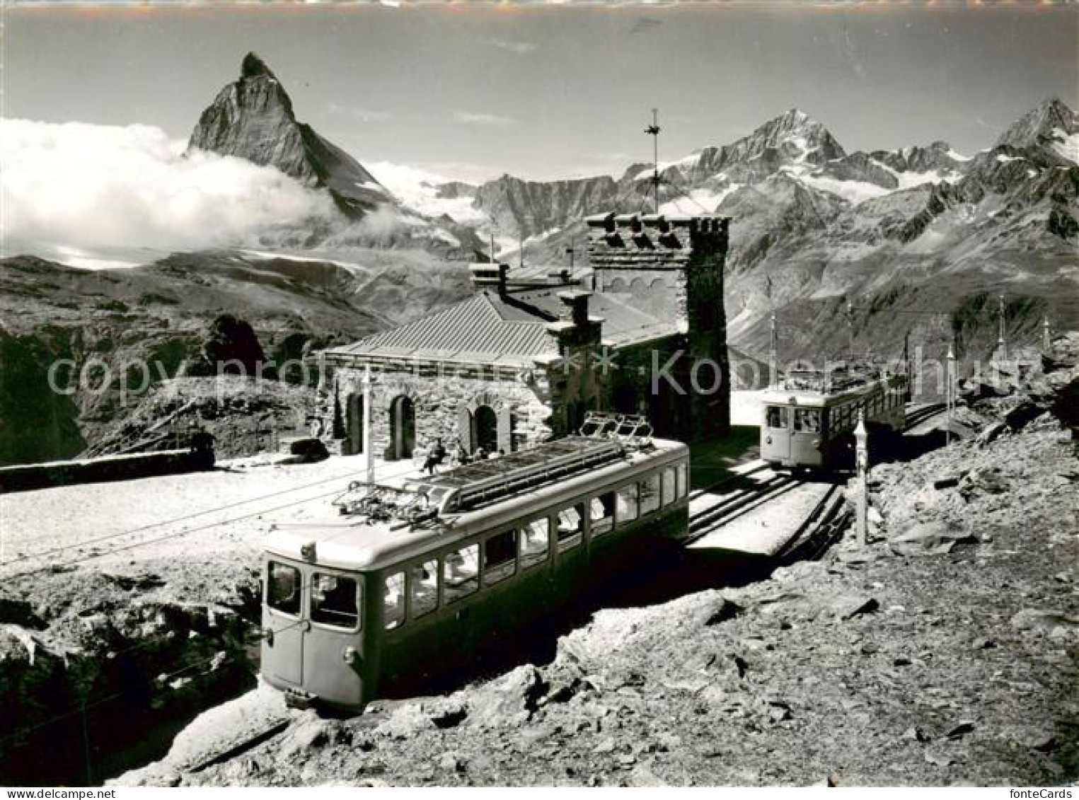 13797159 Zermatt VS Gornergratbahn Station Matterhorn Zermatt VS - Autres & Non Classés