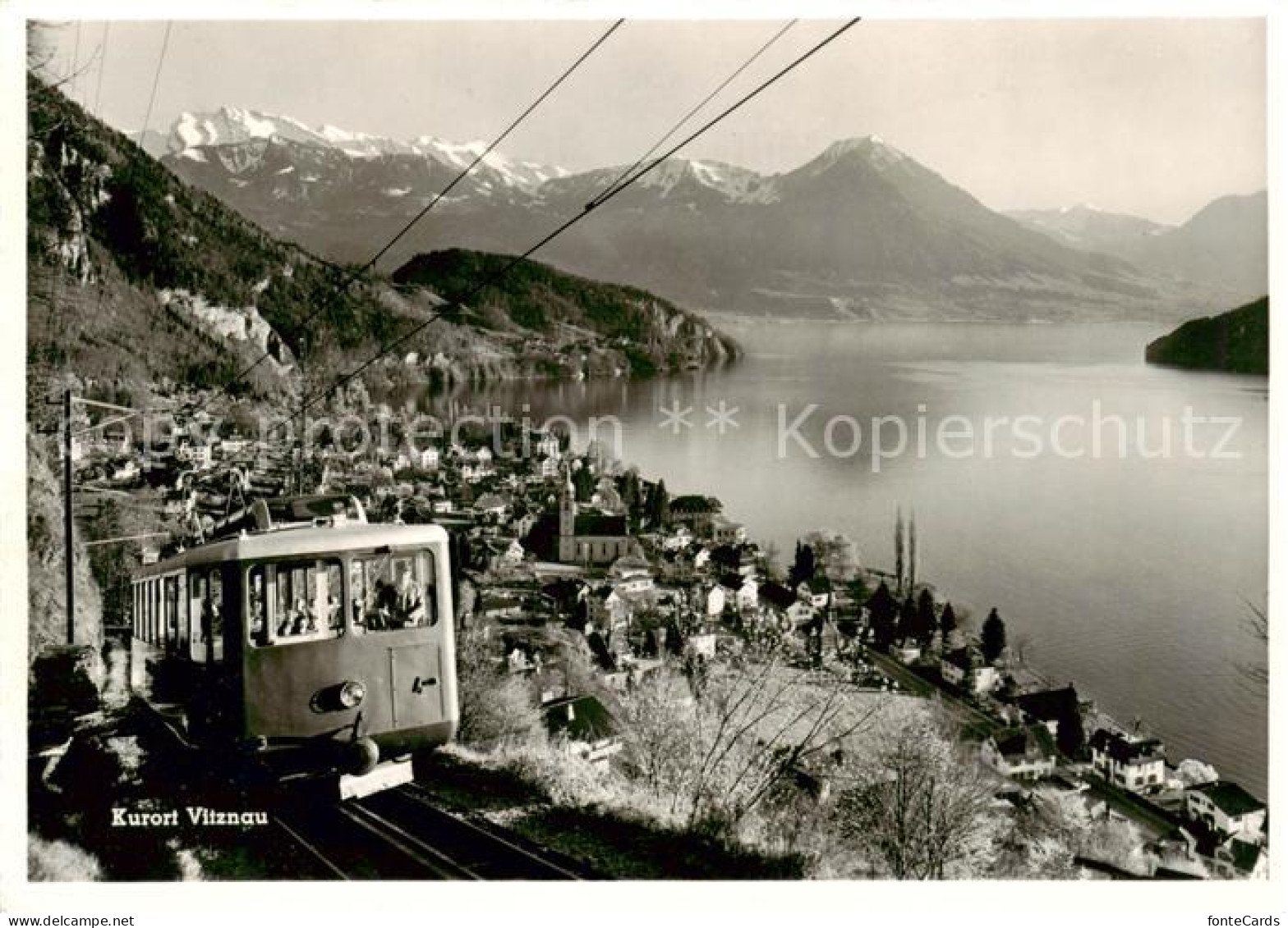 13797157 Vitznau Witznau Vierwaldstaettersee LU Mit Rigibahn Und Nidwaldneralpen - Autres & Non Classés