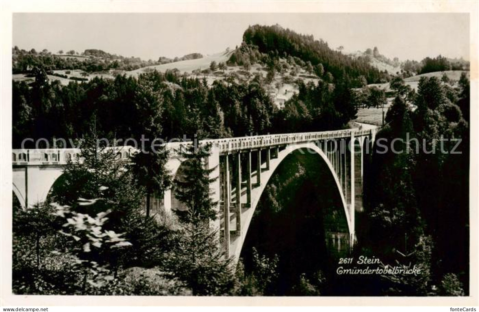 13796867 Stein AR Gmuendertobelbruecke Stein AR - Sonstige & Ohne Zuordnung