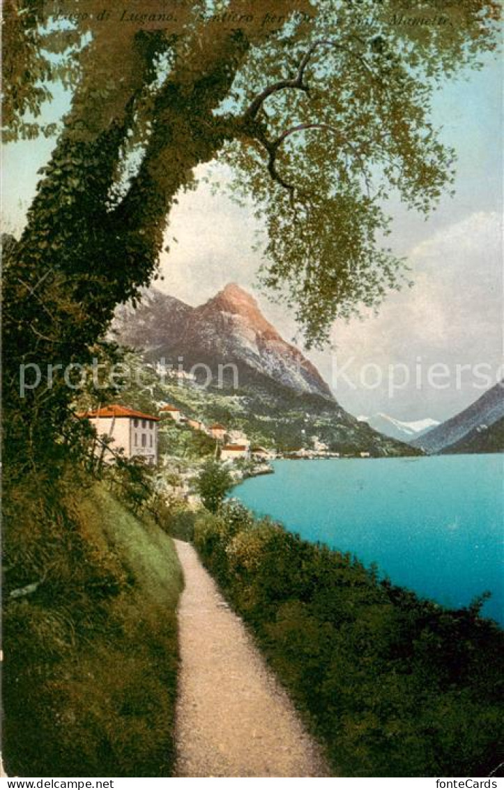 13796329 Oria  Lago Di Lugano TI Sentiero Per Oria E San Mamette  - Autres & Non Classés