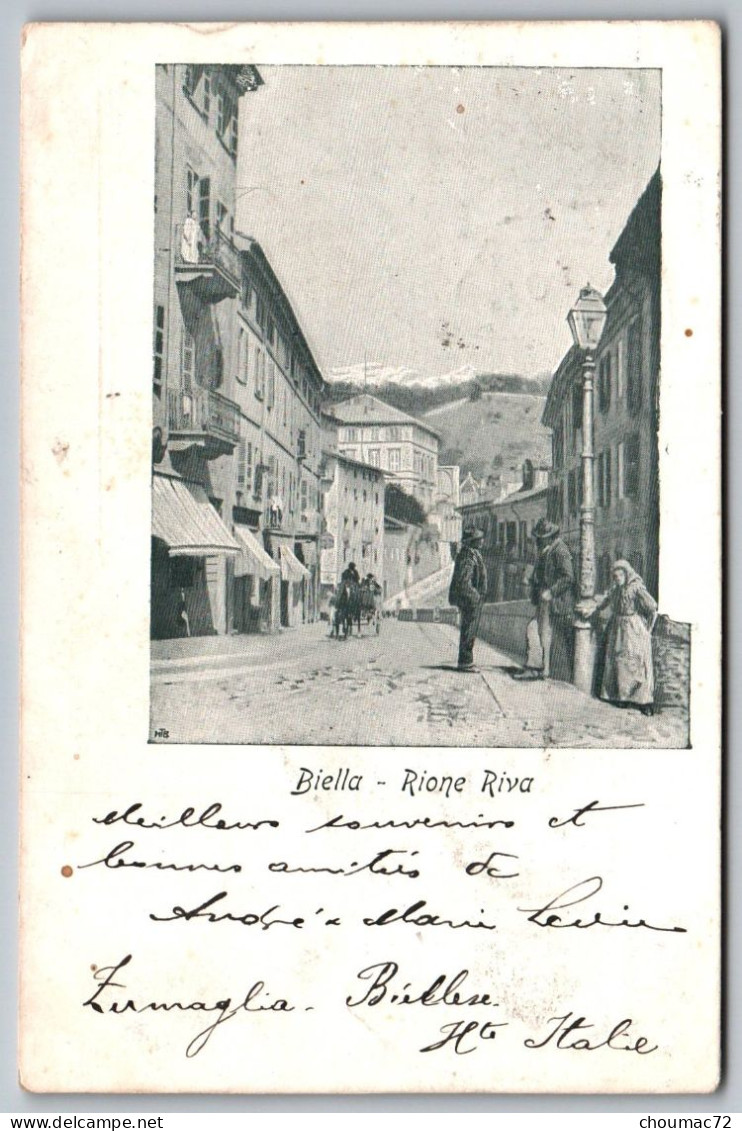 (Italie) Piemonte 150, Biella, Rione Riva - Biella