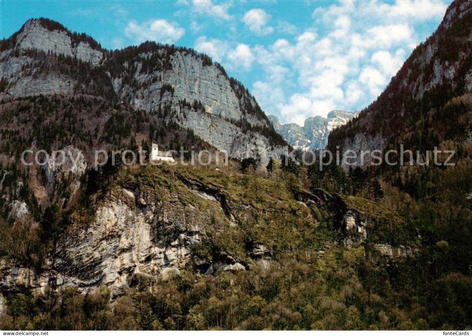 13796127 Berschis Panorama Kirche St Georg Berschis - Other & Unclassified