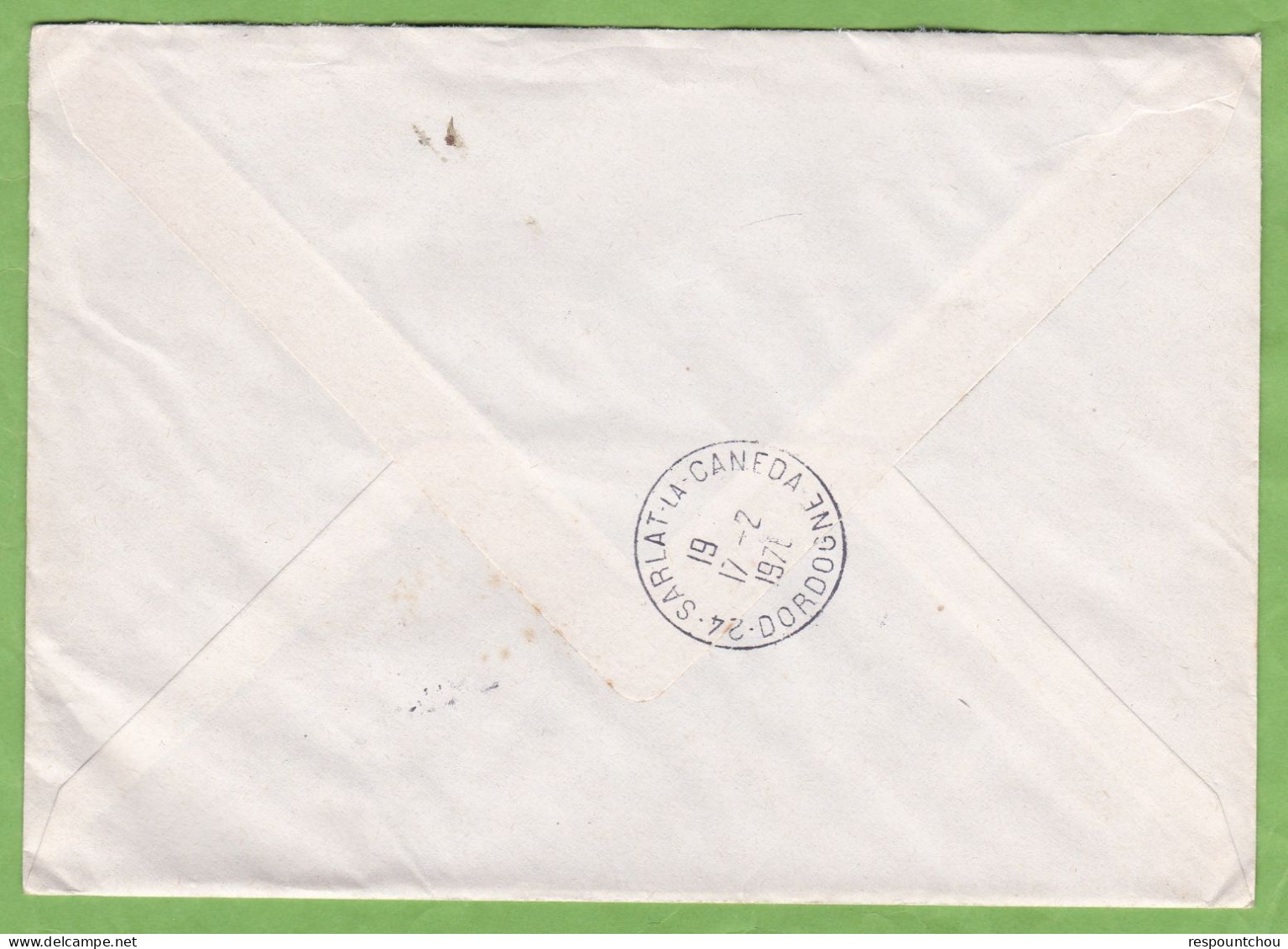 Cachet Linéaire Retour à L'Envoyeur 3307 De SARLAT La CANEDA + Inconnu à L'Appel CDDI 24 Dordogne 1978 - Handstempel