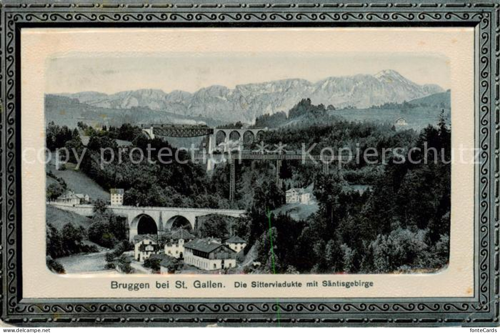 13795729 Bruggen  SG Sitterviadukte Mit Saentisgebirge Appenzeller Alpen  - Other & Unclassified