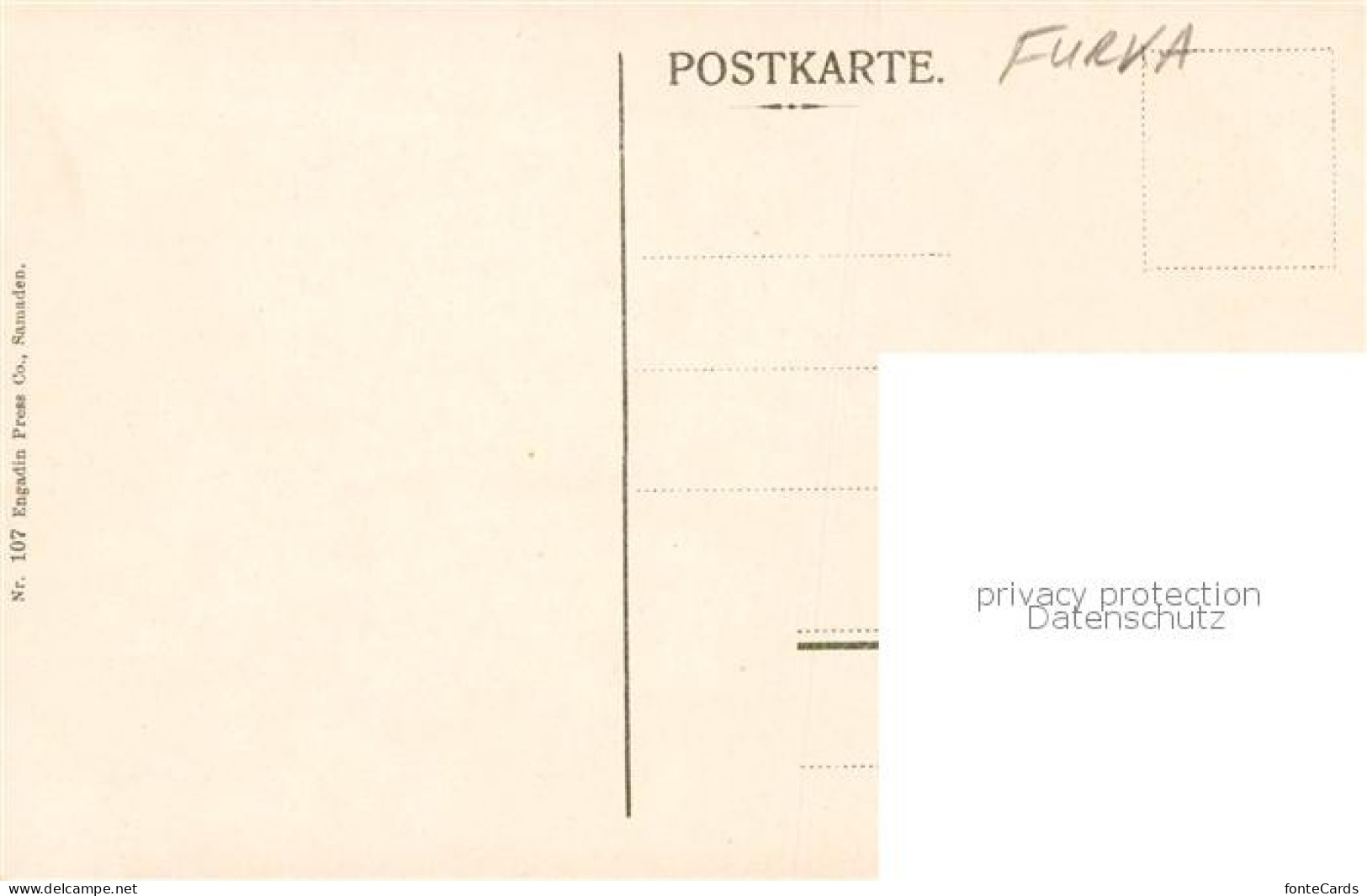 13795727 Furka 2431m UR Alpenpost Postkutsche  - Andere & Zonder Classificatie