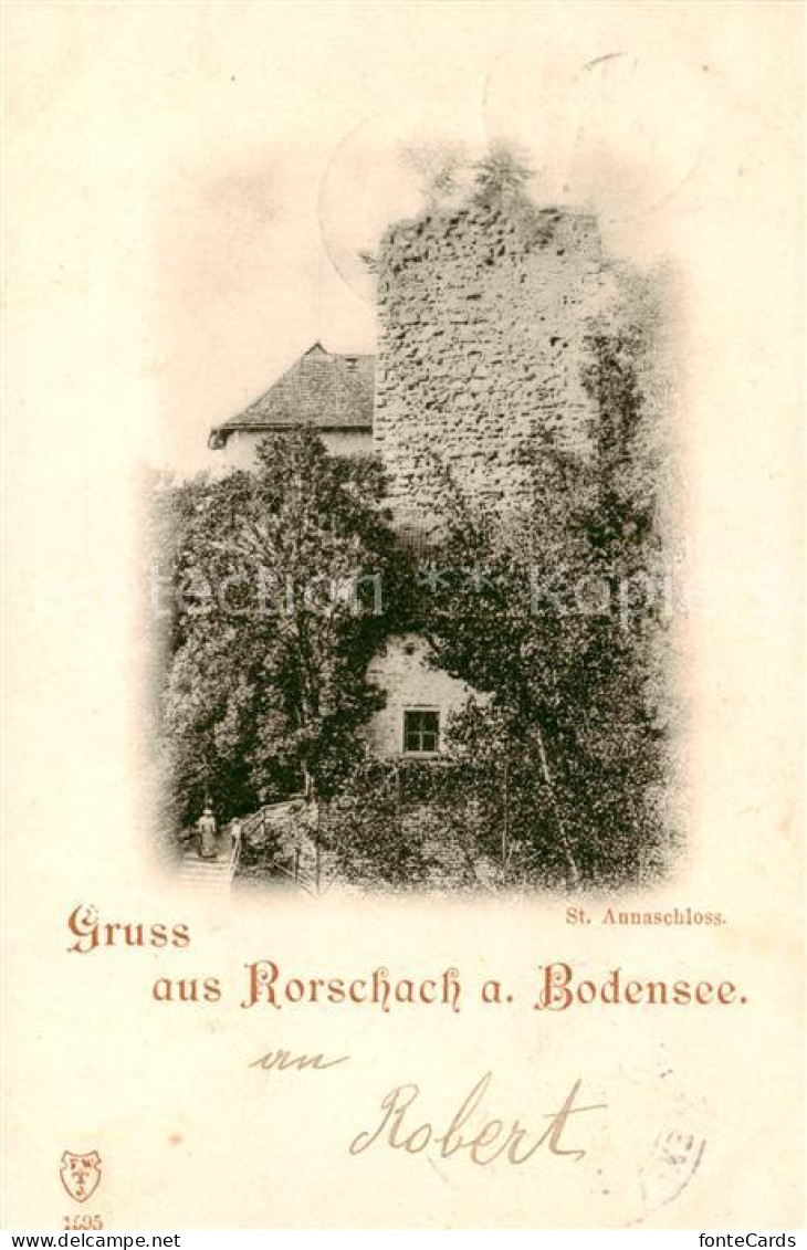 13795719 Rorschach Bodensee SG St Anna Schloss  - Otros & Sin Clasificación