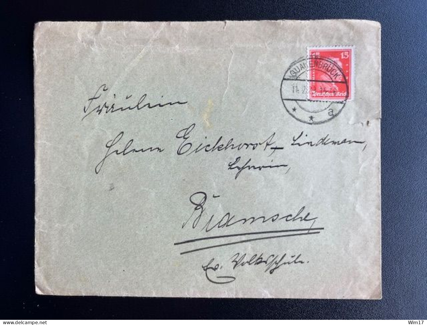 GERMANY 1929 LETTER QUAKENBRUCK 11-02-1929 DUITSLAND DEUTSCHLAND - Cartas & Documentos