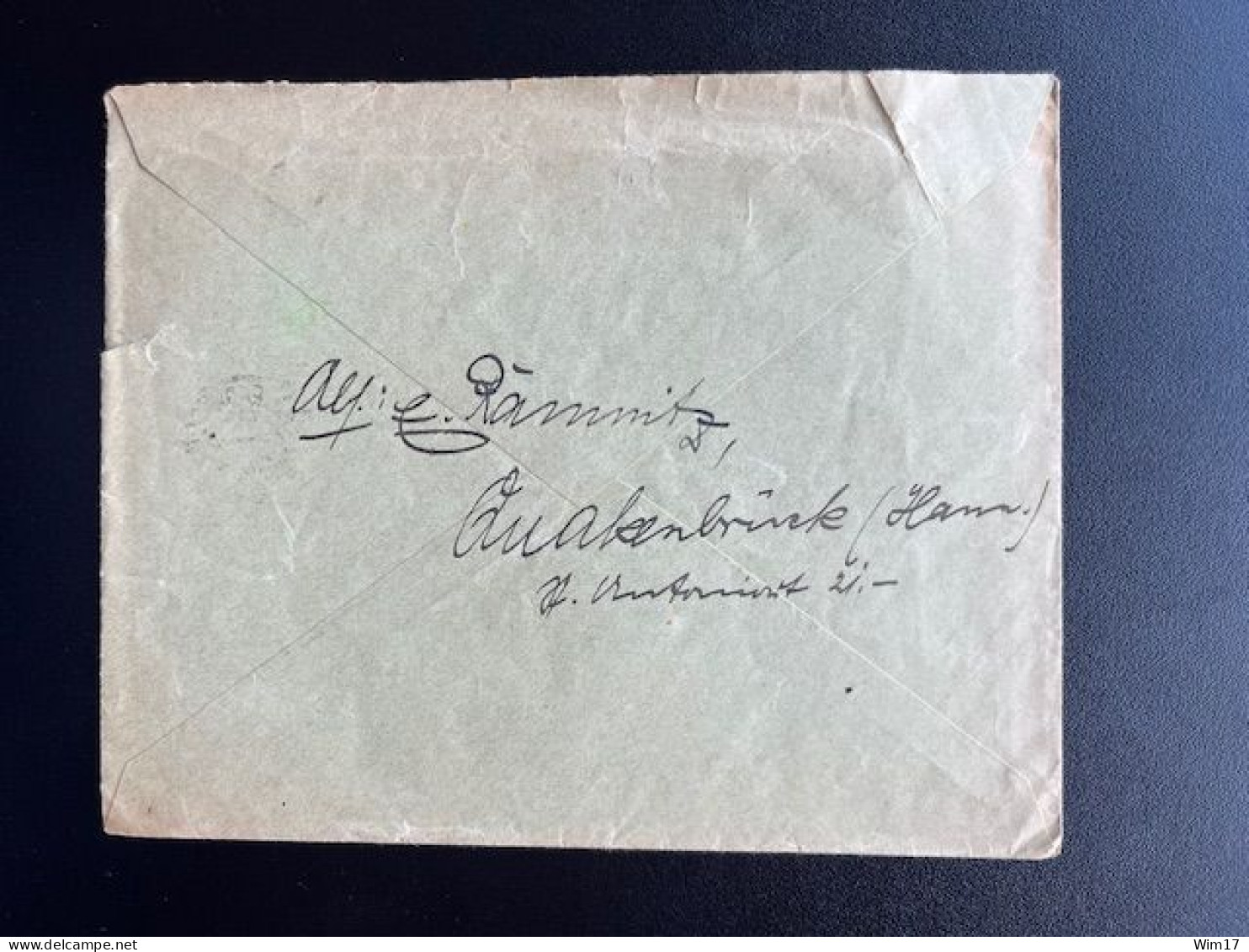 GERMANY 1929 LETTER QUAKENBRUCK 11-02-1929 DUITSLAND DEUTSCHLAND - Cartas & Documentos