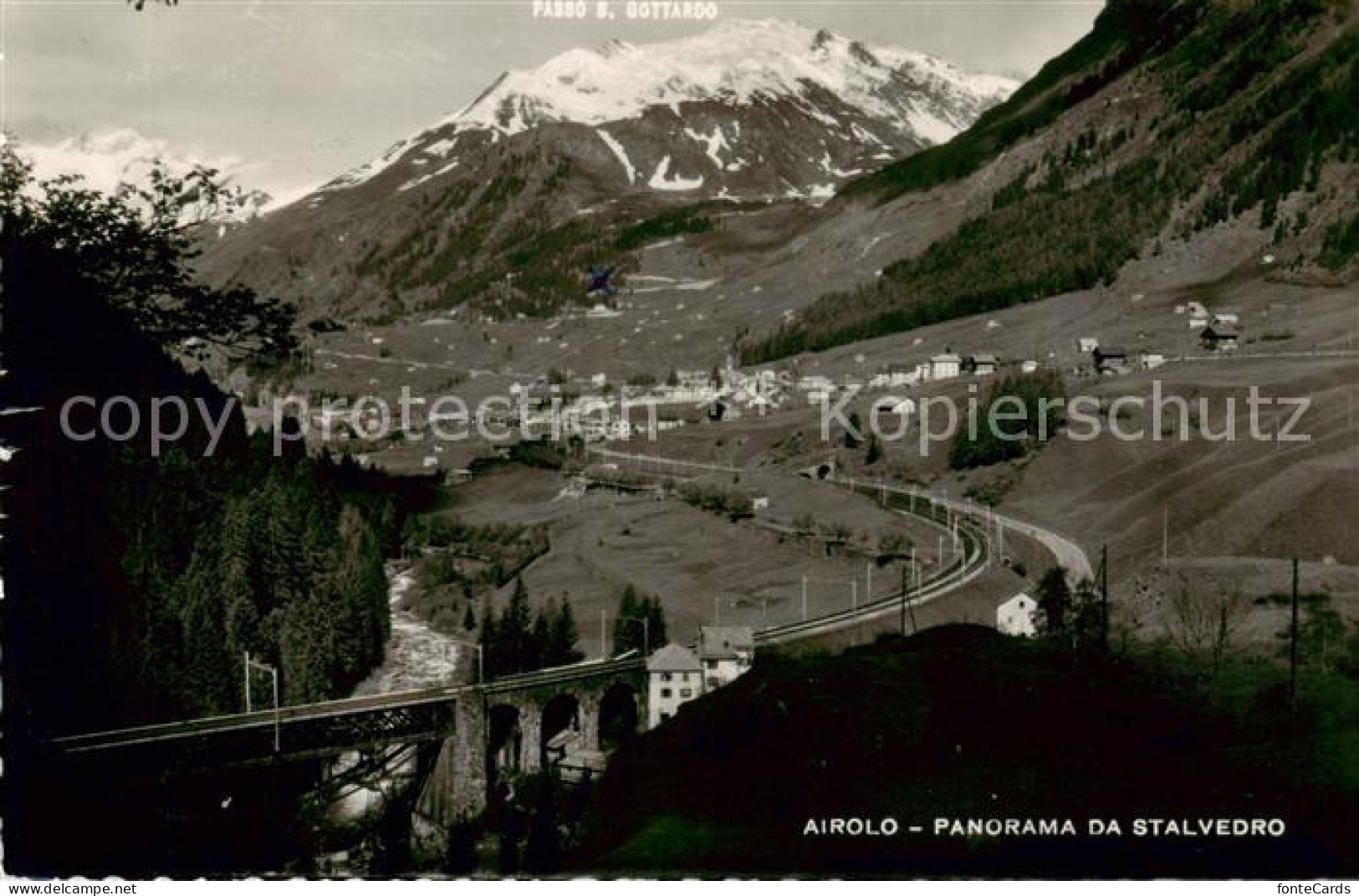 13795569 Airolo TI Panorama Da Stalvedro Passo San Gottardo  - Autres & Non Classés