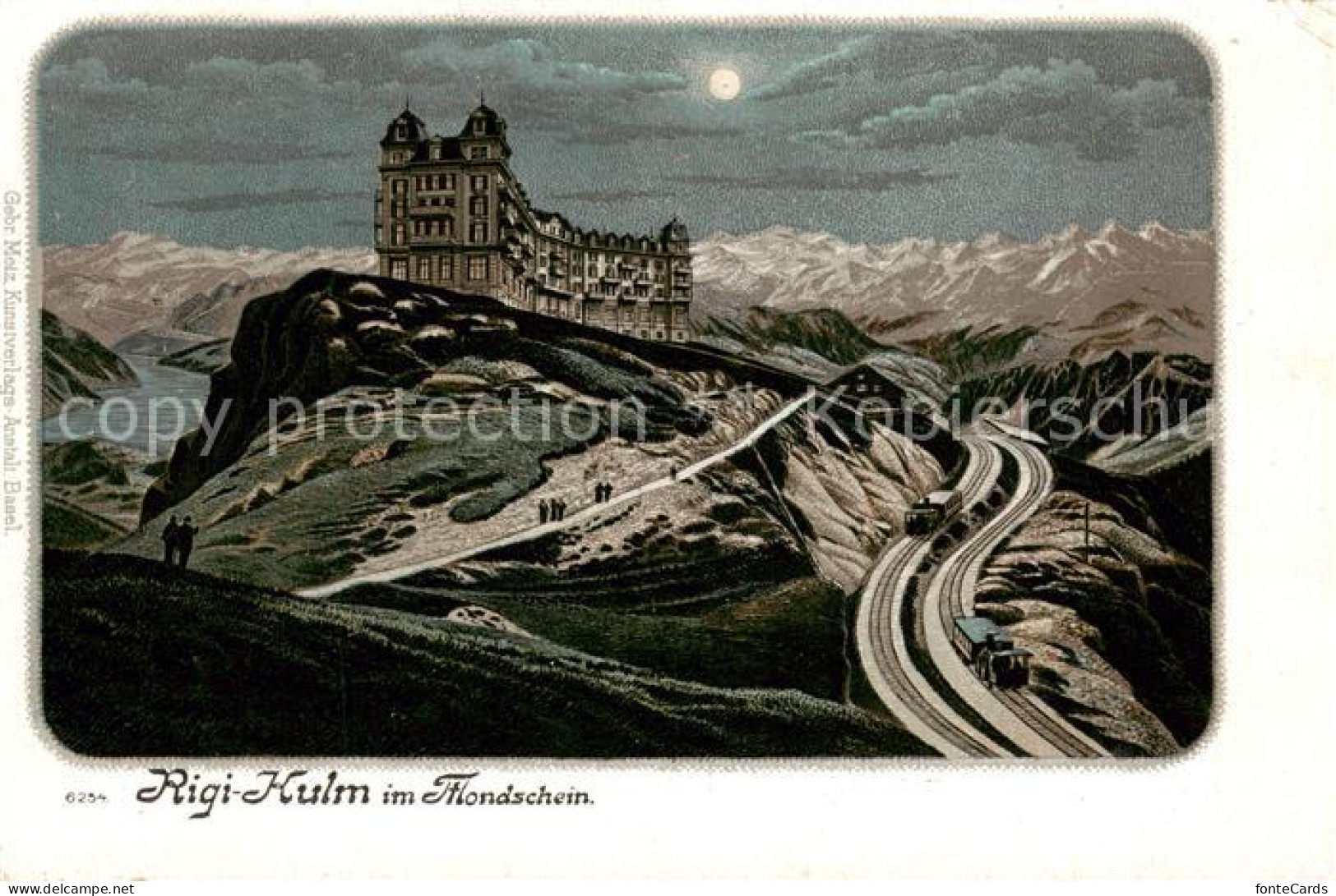 13795087 Rigi Kulm Rigi-Kulm Im Mondschein Rigi Kulm - Autres & Non Classés