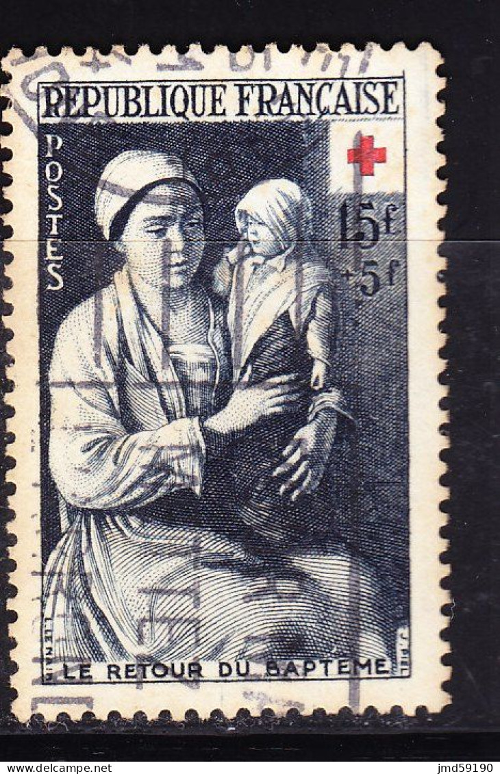 FRANCE Timbre Oblitéré N° 967 - Croix Rouge 1953 - Gebraucht