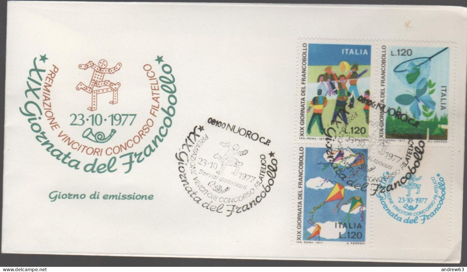 ITALIA - ITALIE - ITALY - 1977 - 19ª Giornata Del Francobollo - FDC Poste Italiane - FDC